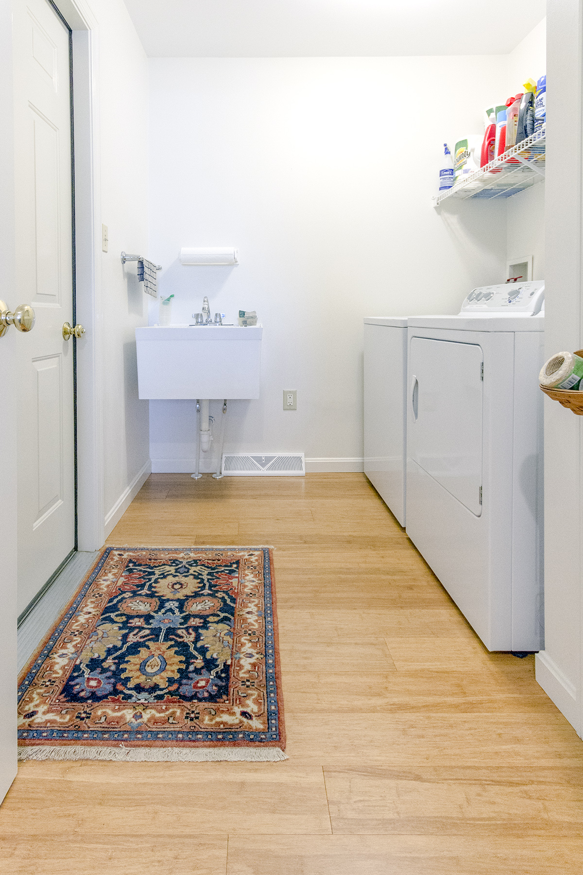 Laundry room.