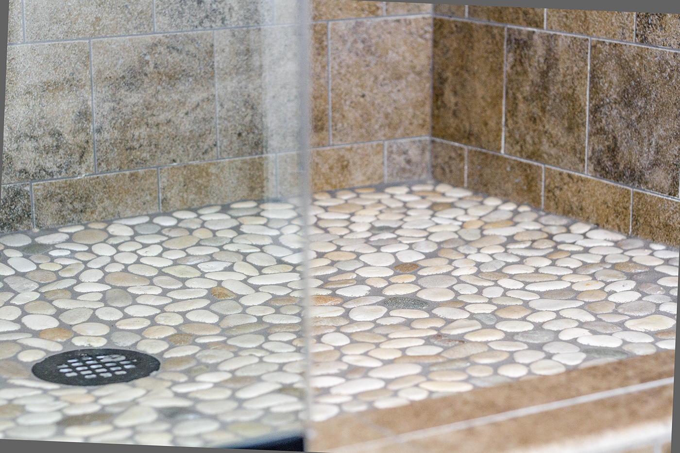 A shower floor.