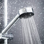 A shower head.