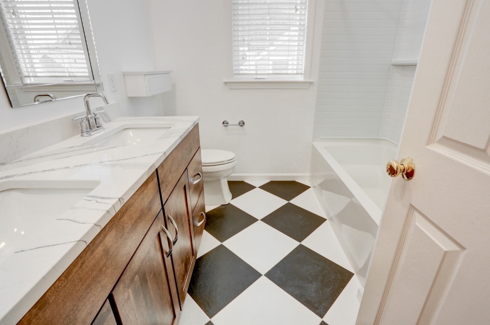 remodeled bathroom