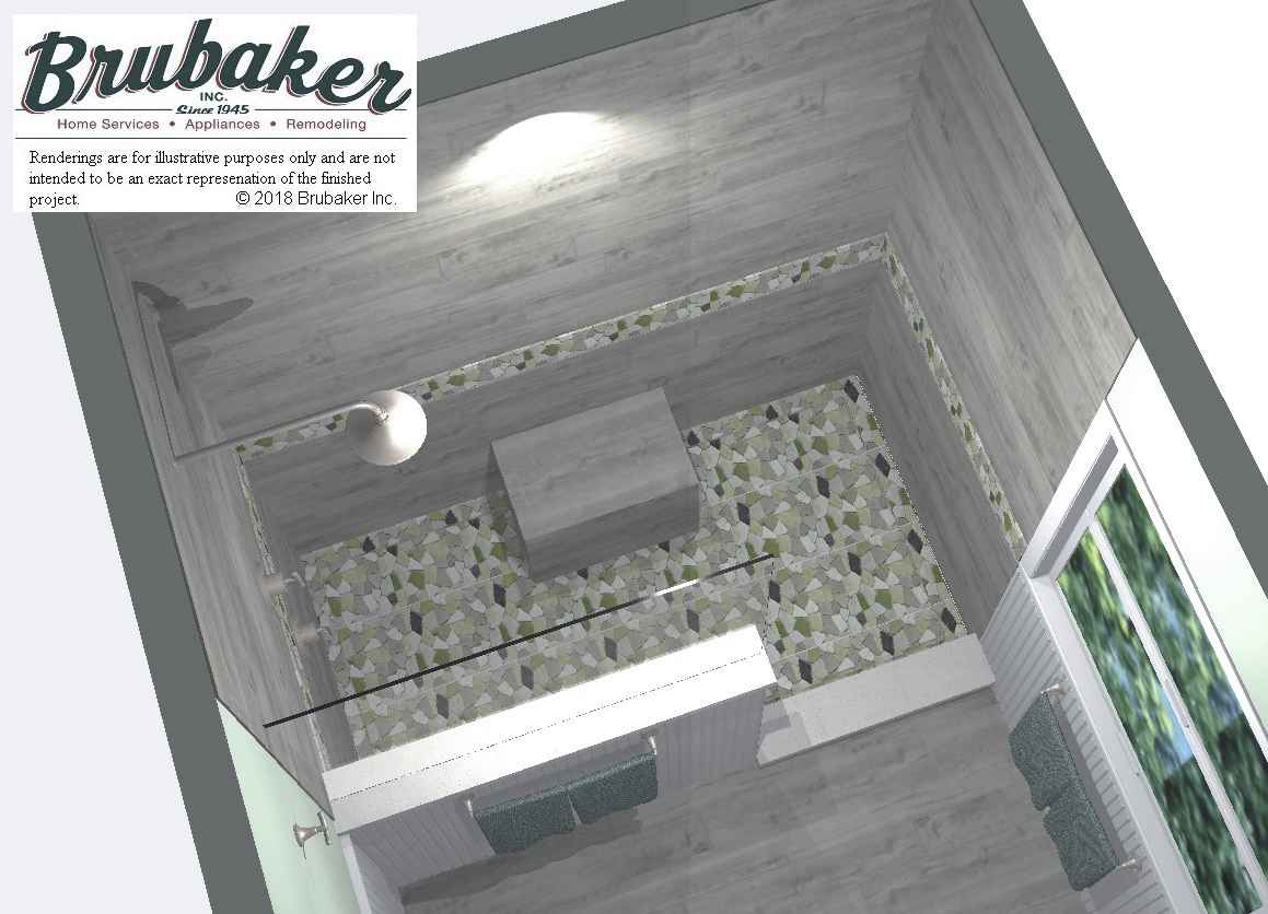 Bathroom Remodel Rendering