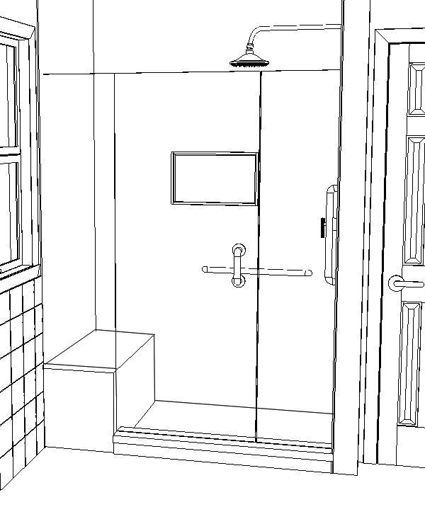 Bathroom Remodel Rendering