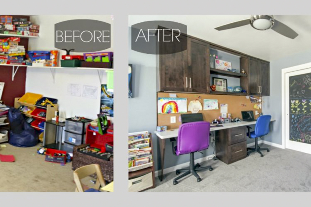 Homework Station & Playroom