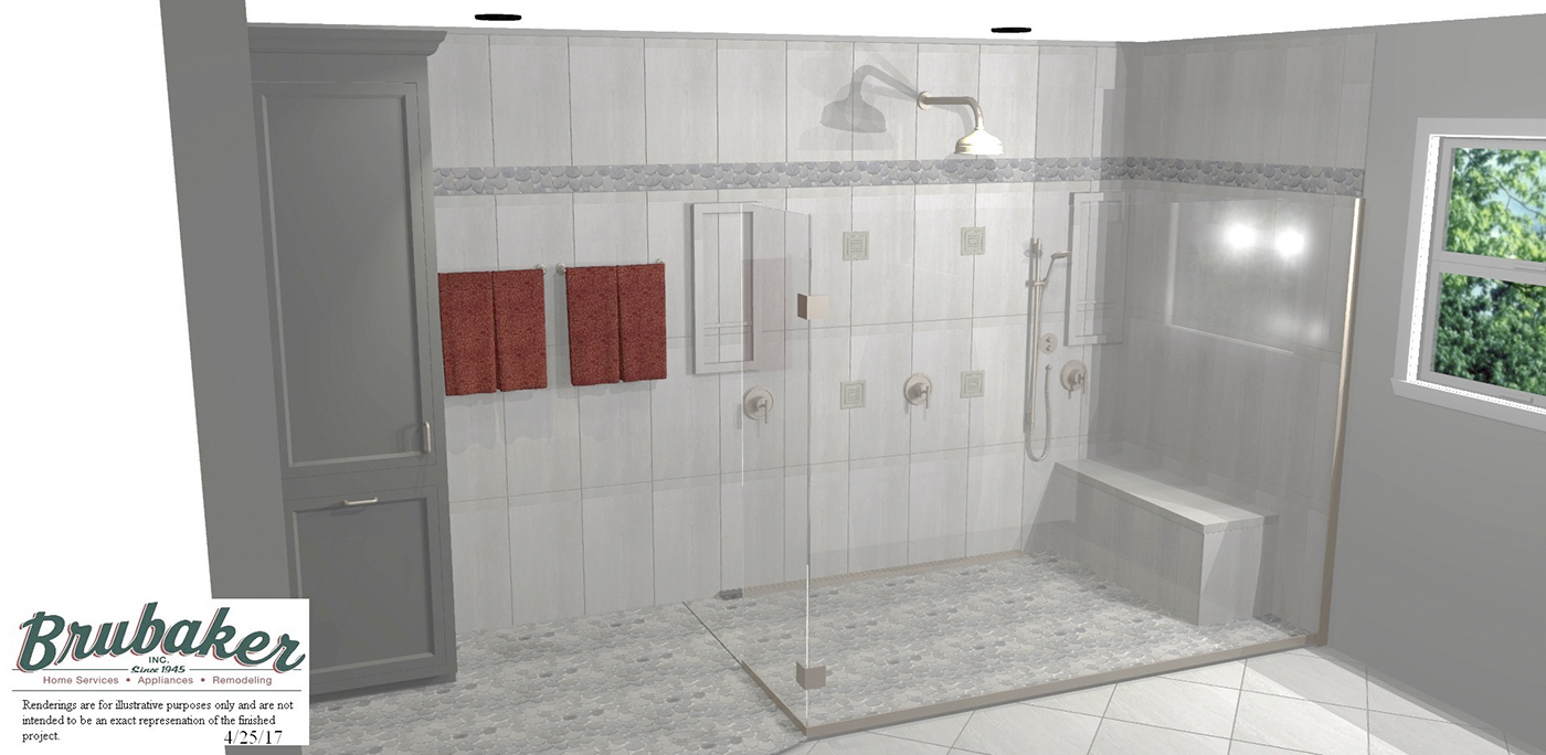 Bathroom Remodel Rendering