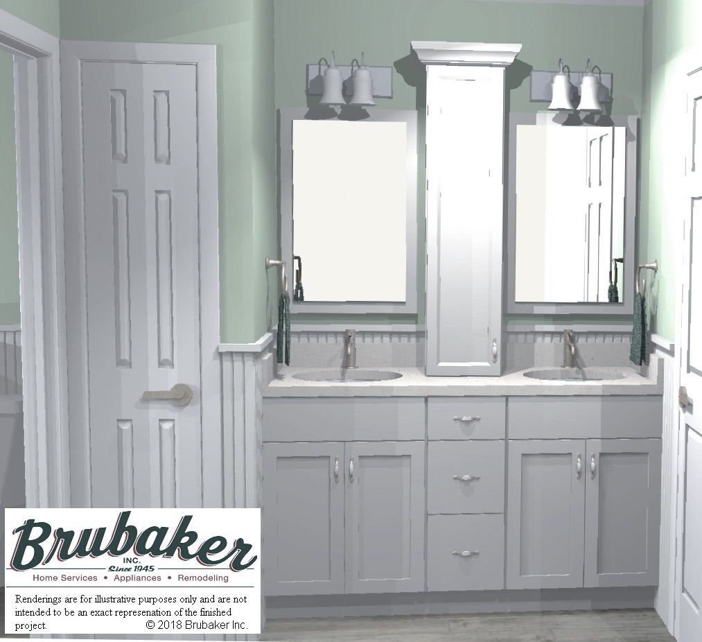 Bathroom Remodel Rendering