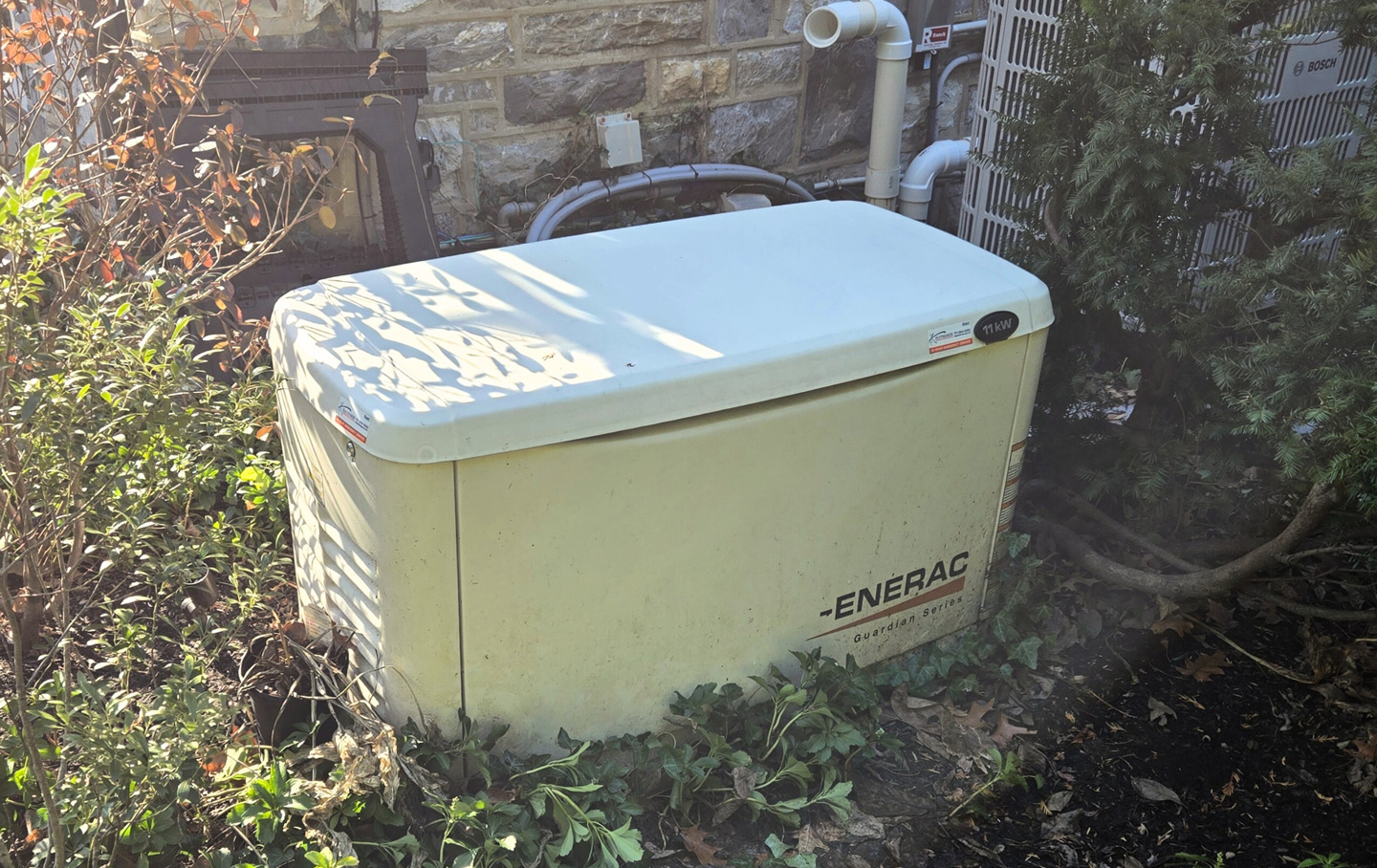 Outdoor generator.